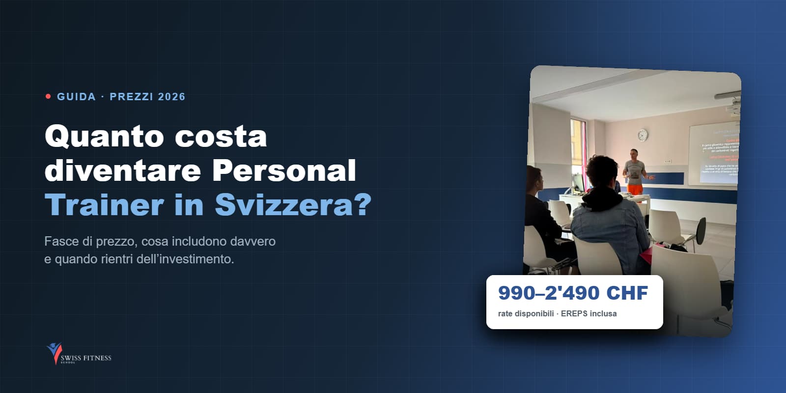Quanto costa diventare Personal Trainer in Svizzera